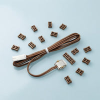 Insulated Track Connection Wire Plug Connector N-Scale Track Wire Clip Terminal Pre-Wired Joiner 9 Mm Gauge