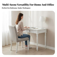 hardwood dual-drawork & studyr wooden deskDrawork & studyr Wooden Desk Light Luxury Writing Table USA-inspired design Office Furniture Minimalist Design for Home Workers, Professionals, property owners, Study Room, Bedroom