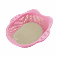 Perforated Pet Container Bed Plastic Pet Bed with Pad Scratcher