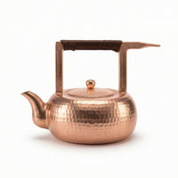 Teapot with Bail Handle Handcrafted Copper Teapot Nostalgic Tea Pot for Teahouse