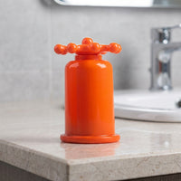 Orange Cupping Set, Manual Screw Release Vacuum Cupping Massager, Portable Synthetic Material Cups for Body Massage