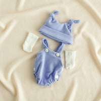 3 Pieces 11 Inch Doll Outfit Soft Material Reborn Doll Clothes Set Handmade