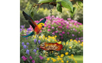 3 Pieces Heart Shaped Bird Feeder Easy to Refill Garden Decor for Tree Branch