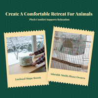 Bird Resting Spot, Soft Plush Swing, Cage Sleeping House
