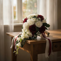 Cascading Bridal Bouquet Artificial Bridal Bouquet Artificial Flowers for Brides, Weddings, Photo Shoots