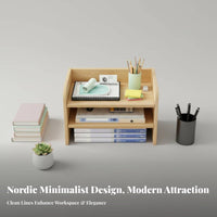 Multitier Desktop Organizer Multifunctional Desk Shelf long-lasting for Dorm Room