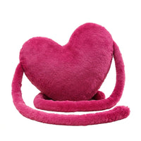 Heart Hug Pillow, Light Blue Crystal Super Soft Plush Toy