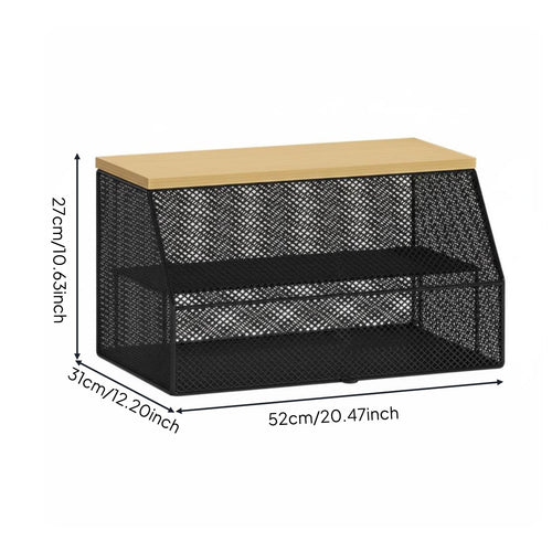 Countertop Dish Cover Mesh Food Storage Rack -Saving Multi-Layer Food Cabinet for Dining Room