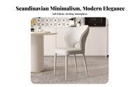 Upholstered Chair with Back Cutout Versatile Design Household Furniture