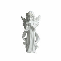 Praying Girl Angel Figurine Floral Headpiece Praying Angel Figurine