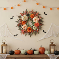 Mixed Pumpkin Wreath