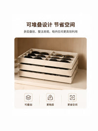 Two-Row Eight-Compartment Velvet Sunglasses Display Box for All Eyewear Storage