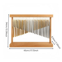 52 Tone Double Row Bar Chimes Sound Healing Tabletop Meditation Chimes