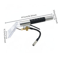 Steam Vacuum Nozzle Metal Body Car Detailing Suction Nozzle for Professionals