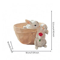 Rabbit Planter Ornament Textile-Like-Homelike Decoration Decorative