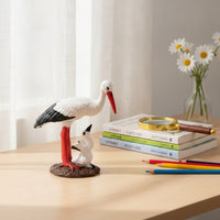 Sculpted Plastic Bird Ornament Realistic Bird Figurine Lifelike Standing for Collectors