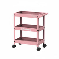3-Tier Rolling Organizer Multi-Purpose 3-Tier Rolling Shelf Space-Saving