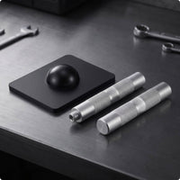 3 Pieces Motorcycle Cylinder Component Tool with Pad High-Carbon Steel Cylinder Component Installation Tool Knurled for Mechanics, Engine Rebuilds