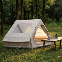 Quick Setup Inflatable Cabin Tent Breathable Inflatable Tent Windproof Camping Cabin Portable for Families