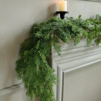 Artificial Christmas Pine Vine with Soft Rubber Needles