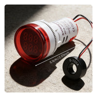Multi-Function Voltmeter Ammeter Frequency Meter High-Brightness Display Alternating Current Digital Voltmeter Ammeter Energy Saving LED Digital Power