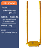 专业比赛用羽毛球网架  全铸铁羽毛球柱 移动式羽毛球架子网柱