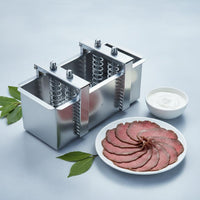 Easy to Clean Stainless Steel Meat Press Long-Lasting and Sturdy Stainless Steel Ham Press Thickened Plate for Butchers, Butcher Shop