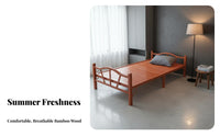 Installationno-Assembly Foldable Slatted Bed No Assembly Required Foldable Slatted Bed Frame Space-Saving Bedroom Furniture Cooling Surface for Tenants, Students, Apartment Dwellers, Rental Room, Dormitory, Small Apartments, Dorm Rooms