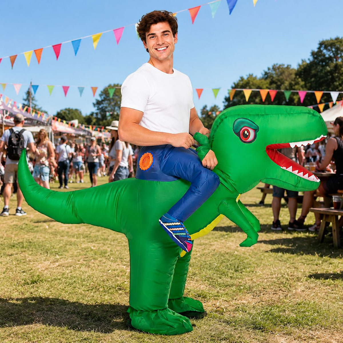 Inflatable Dinosaur Costume for Adults