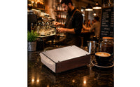 Espresso Knock Box  Waste Drawer Commercial Grade Espresso Grounds Drawer Rust-Resistant Large Coffee Waste Bin for Countertop
