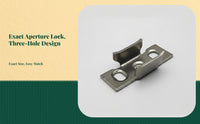 Stainless Steel Sash Lock, Three-Hole, Security Hardware