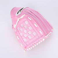 JR Faux Leather Baseball Glove with Thickened PVC for Adults and Children