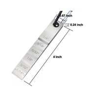 Pipe Spacer Tapered Spacer Tapered Pipe Spacer Gauge 6-Level Scale