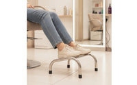 Salon Chair Footrest Replacement Stainless Steel Shampoo Chair Footrest Furniture Stable Non-Slip for Hair Stylists, Barbershops