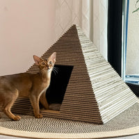 金字塔猫窝立体加高猫抓板一体耐磨不掉屑瓦楞纸防猫抓沙发猫爬架