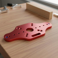 Router Mounting Plate Precision Woodworking Slotted Router Base Easy to Install