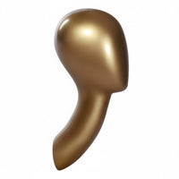 Wall Mount Mannequin Head Form Glossy Finish Beauty Supply Smooth Surface