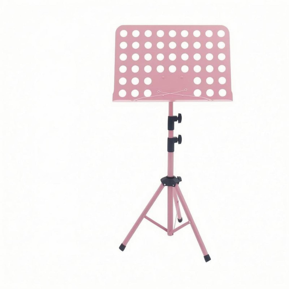 Folding Music Stand Metal Construction Folding Sheet Music Stand Phone Holder