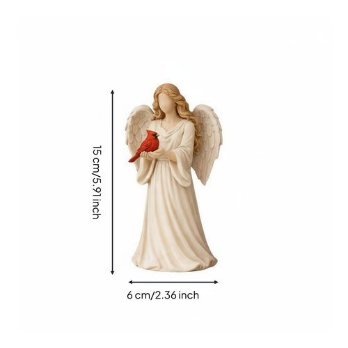 Angel Figurine Collectible Memorial Statue Handcrafted Memorial Angel Figurine for Living Room