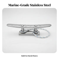 Stainless Steel Anchor Cleat Stainless Steel Dock Cleat Boat Hardware Anti-Rust Mirror Polished