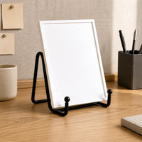6 Pieces Wire Display Easel Minimalist Metal Frame Stand Polished Edges for Desk