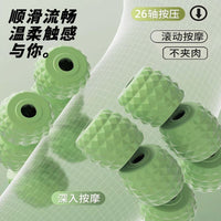 腿部按摩器辅助瘦腿神器小腿肌肉滚轮26轮环形夹腿放松器按摩滚轮