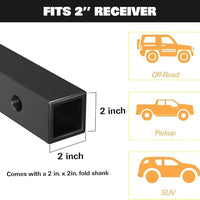 Folding Hitch Mount Car Trunk Luggage Rack Trailer Basket Reversible Car Rear Luggage Rack Easy to Install