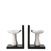 Mushroom-Shaped Resin Bookend for Desk Decor