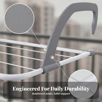 Hanging Shelf Organizer Metal Rods Foldable Hanging Storage Rack Rectangular