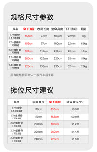 户外黑胶摆摊伞商用防晒遮阳伞折叠便携大号太阳伞出摊露营沙滩伞