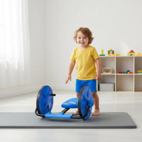 Hand Crank Car Sensory Training Rocking Balance Ride Anti-Rollover Design Rideriding Toy for Children, Kindergarten
