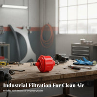 Easy to Install Paint Spray Filter Leak-Proof Spray Air Line Filter Compact Design for Painters, DIY Enthusiasts, Workshop, Garage