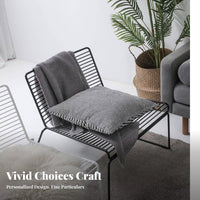 Geometric Wire Chair Stackable Outdoordoor Furniture Nordic Design Hollowed-Outdoor Design for Homeowners, Dining Room, Balcony