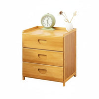 2-Drawer End Table With Drawers Nightstand Space-Saving for Guest Room, Students